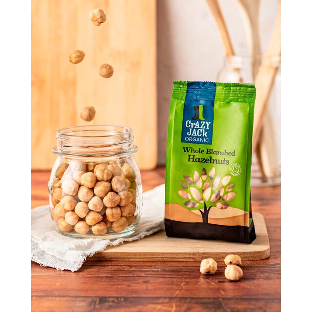 Crazy Jack Organic Whole Blanched Hazelnuts thumbnail 2