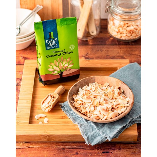 Crazy Jack Organic Toasted Coconut Chips thumbnail 2