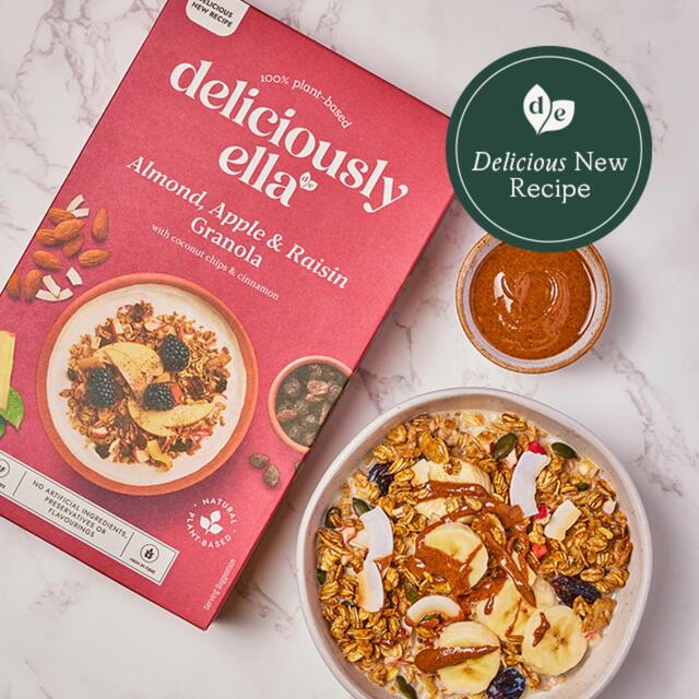 Deliciously Ella Almond, Apple&Raisin Granola with Coconut Chips&Cinnamon thumbnail 2