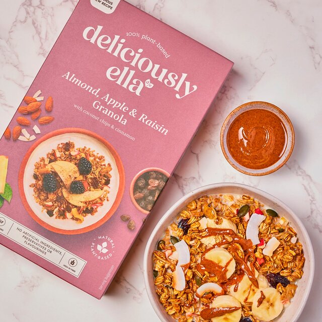 Deliciously Ella Almond, Apple&Raisin Granola with Coconut Chips&Cinnamon thumbnail 9