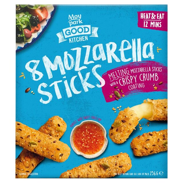 Moy Park 8 Frozen Crispy Crumb Mozzarella Sticks