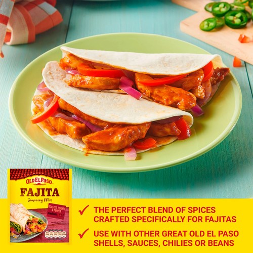 Old El Paso Roasted Tomato & Peppers Fajita Seasoning Mix thumbnail 5