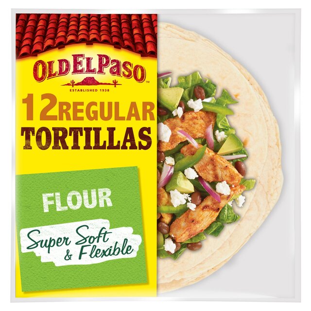 Old El Paso Flour Tortilla Fajita Wraps Family Pack