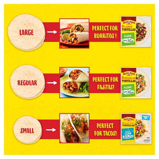 Old El Paso Flour Tortilla Fajita Wraps Family Pack thumbnail 3