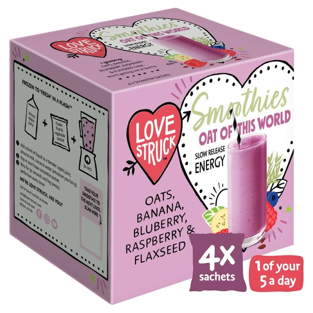 Love Struck Breakfast Oat, Banana and Blueberry Smoothie Mix