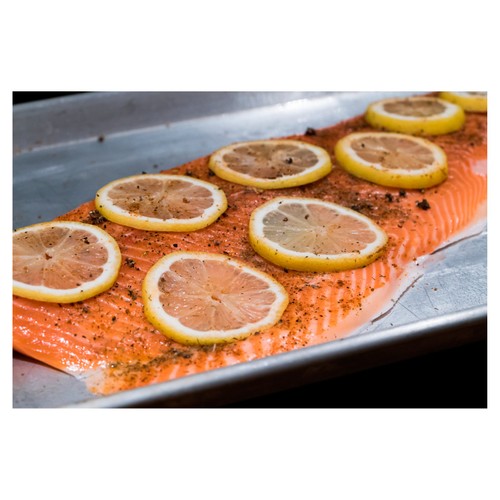 Russell's Salmon Side Skin On & Boneless thumbnail 4