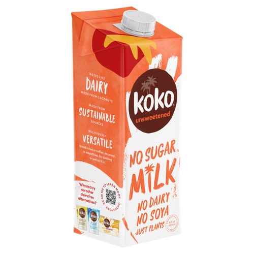 Koko Dairy Free Unsweetened Long Life Calcium Drink thumbnail 2
