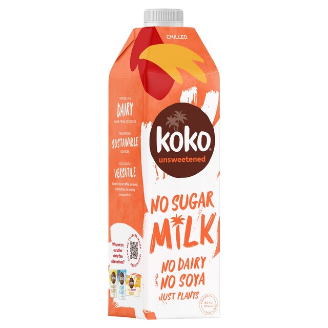 Koko Dairy Free Chilled Unsweetened Coconut Drink thumbnail 2