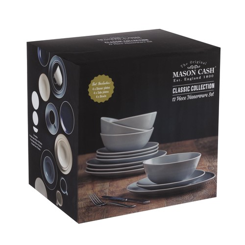 Mason Cash Classic Collection Grey Dinner Set  thumbnail 2