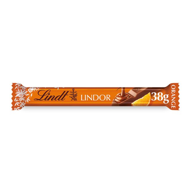 Lindt Lindor Milk Orange Chocolate Bar