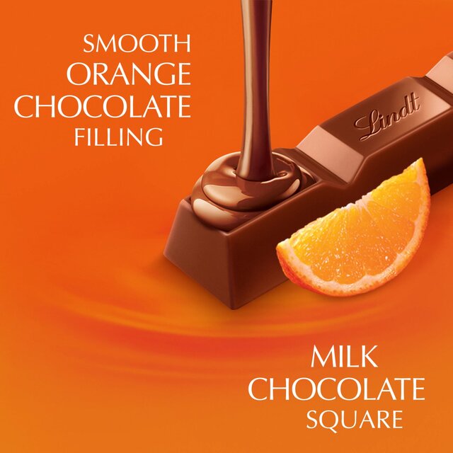 Lindt Lindor Milk Orange Chocolate Bar thumbnail 3