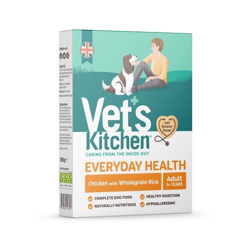 Vet's Kitchen Wet Dog Food Chicken with Wholegrain Rice thumbnail 2