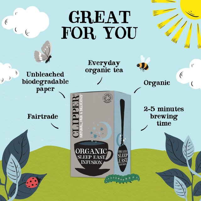 Clipper Organic Sleep Easy Infusion Tea Bags thumbnail 5