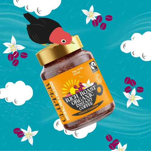 Clipper Fairtrade Organic Rich Roast Instant Coffee thumbnail 8