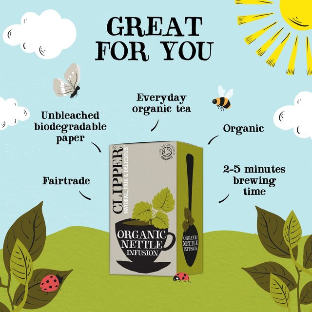 Clipper Organic Nettle Teabags thumbnail 4
