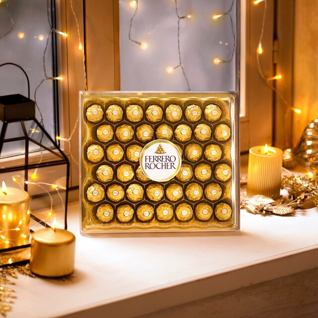 Ferrero Rocher Milk Chocolate Hazelnut Pralines 42 Pieces thumbnail 5