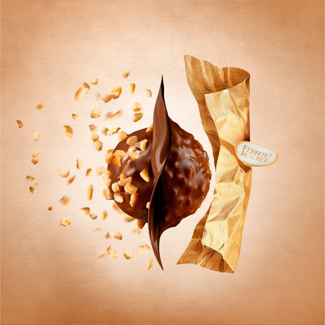 Ferrero Rocher Milk Chocolate Hazelnut Pralines 42 Pieces thumbnail 9
