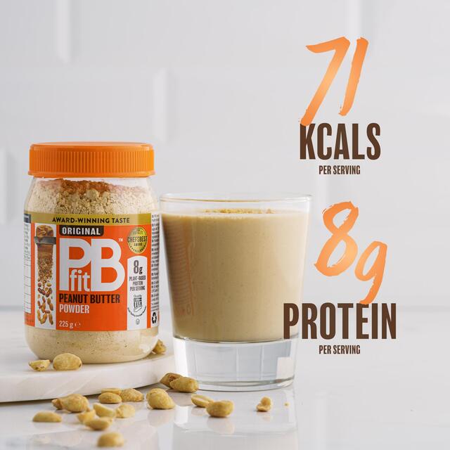 PBfit Peanut Butter Powder - 87% Less Fat and High Protein thumbnail 2