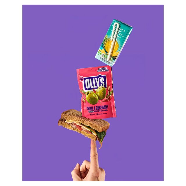 Olly's Olives Chilli & Rosemary Green Halkidiki Olives - The Bandit thumbnail 3