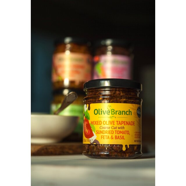 Olive Branch Olive Tapenade with Sundried Tomato, Feta & Greek Basil thumbnail 2