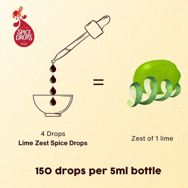 Spice Drops Concentrated Natural Lime Zest Extract thumbnail 2