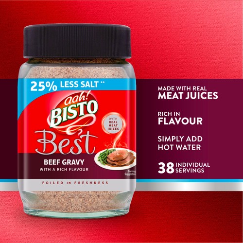 Bisto Best Reduced Salt Beef Gravy Granules thumbnail 4