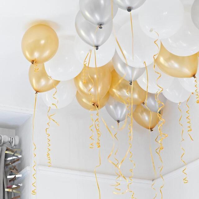 Talking Tables Gold, Silver & White Balloons thumbnail 3
