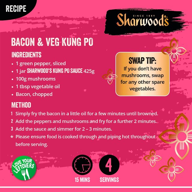 Sharwood's Stir Fry Kung Po Cooking Sauce thumbnail 2