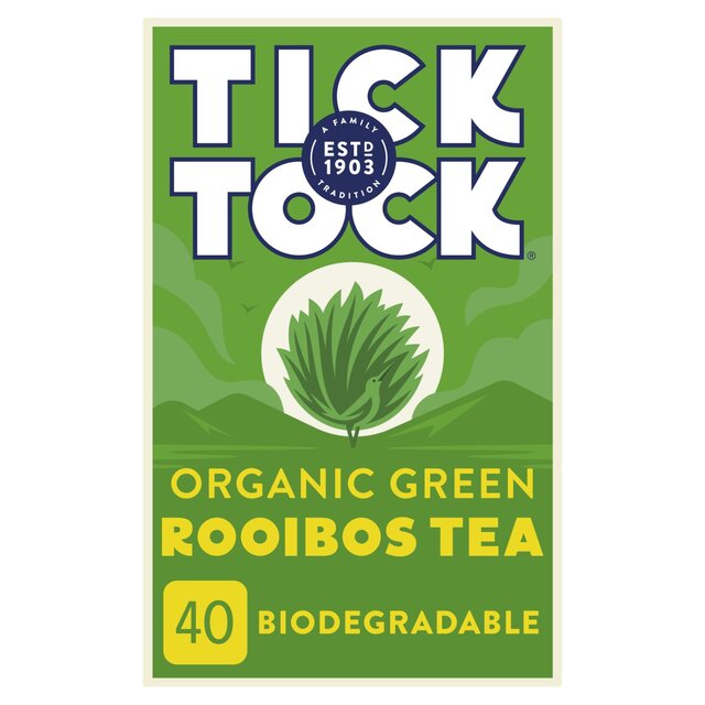 Tick Tock Organic Rooibos Green Tea Bags thumbnail 2