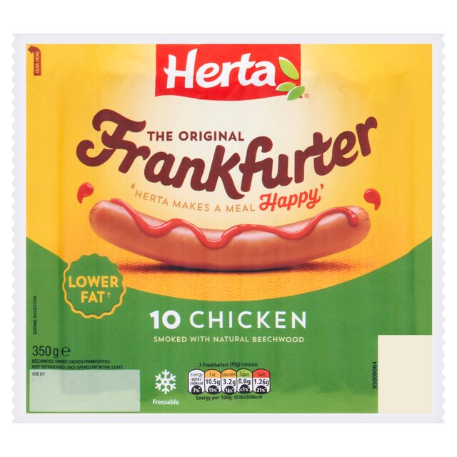 Herta Chicken Frankfurters Hot Dogs thumbnail 2