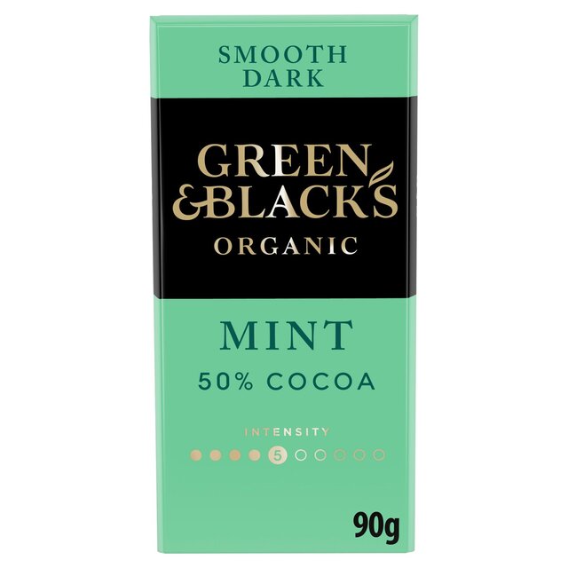 Green & Black's Mint Dark Chocolate Bar thumbnail 3
