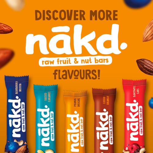 nakd. Peanut Delight Fruit & Nut Bars Multipack thumbnail 2