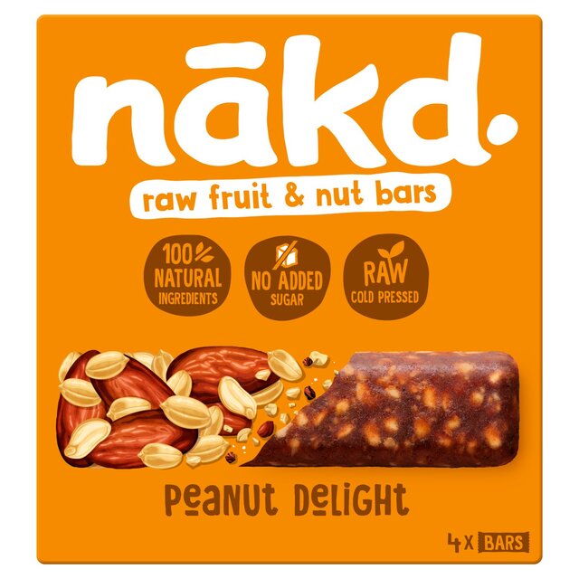 nakd. Peanut Delight Fruit & Nut Bars Multipack thumbnail 2