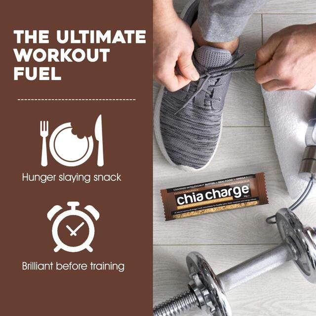 Chia Charge Peanut Butter & Cocoa Chia Seed Flapjack thumbnail 4