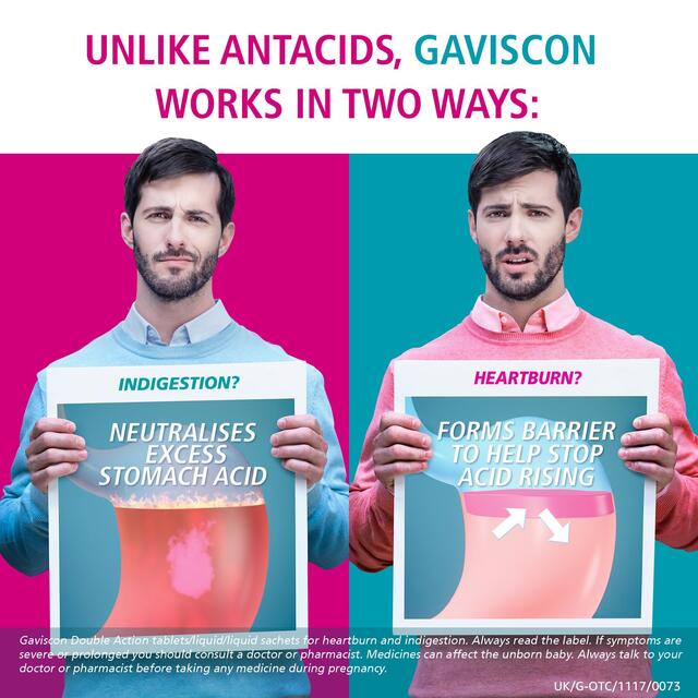Gaviscon Double Action Liquid Heartburn Indigestion Aniseed thumbnail 2