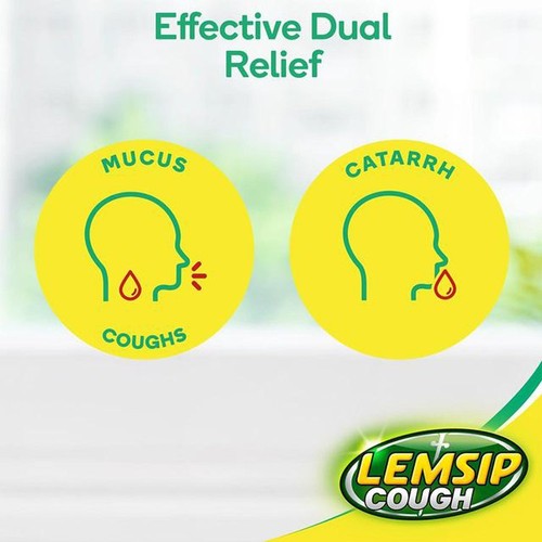 Lemsip Cough Liquid Mucus Cough & Catarrh Relief thumbnail 3