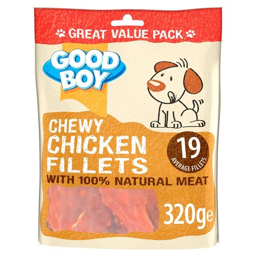 Good Boy Chewy Chicken Fillets Dog Treats