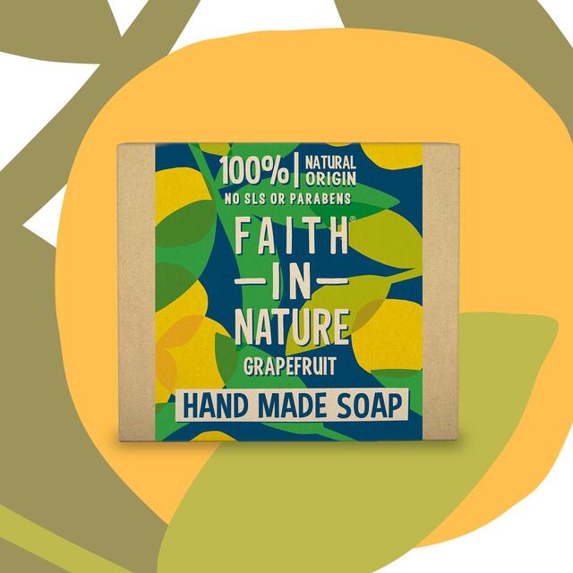 Faith in Nature Grapefruit Pure Hand Made Soap Bar thumbnail 3