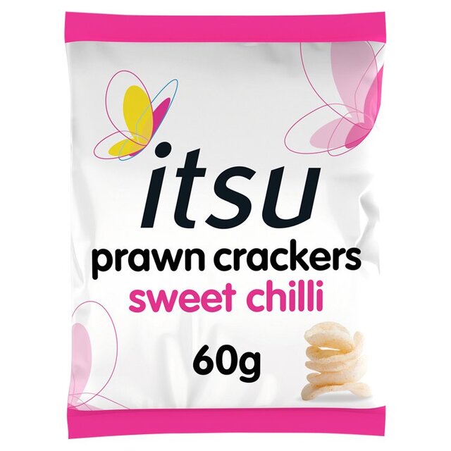 itsu sweet chilli prawn crackers sharing bag