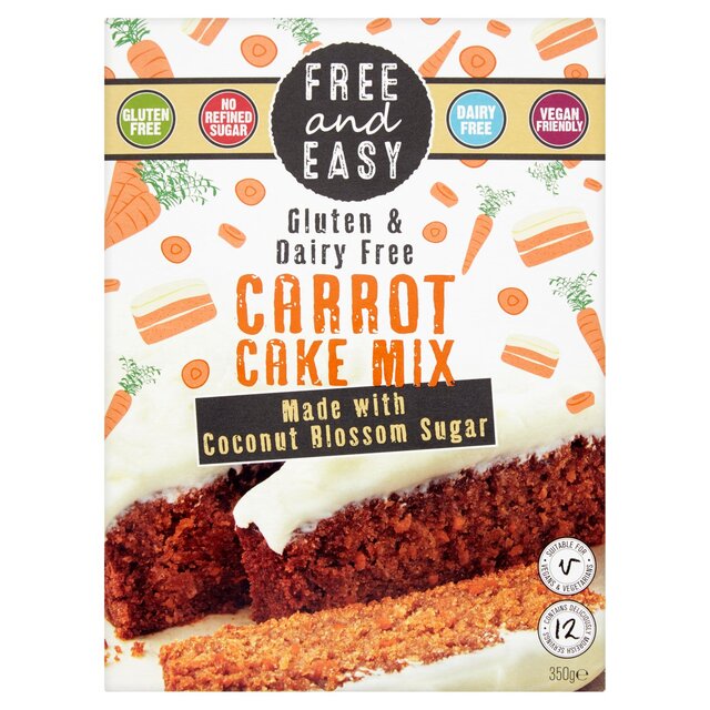 Free & Easy Free From Gluten Dairy Yeast Free Carrot Cake Mix