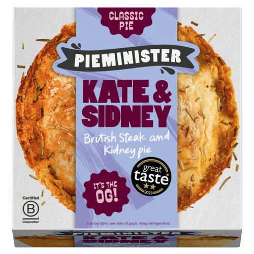 Pieminister Kate & Sidney Pie with British Beef Steak & Kidney thumbnail 2