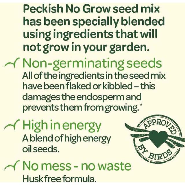 Peckish No Grow Seed Mix For Wild Birds thumbnail 2