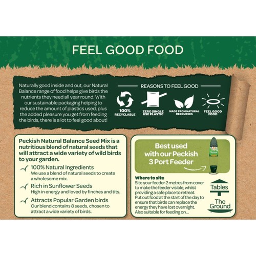 Peckish Natural Balance Seed Mix For Wild Birds thumbnail 3