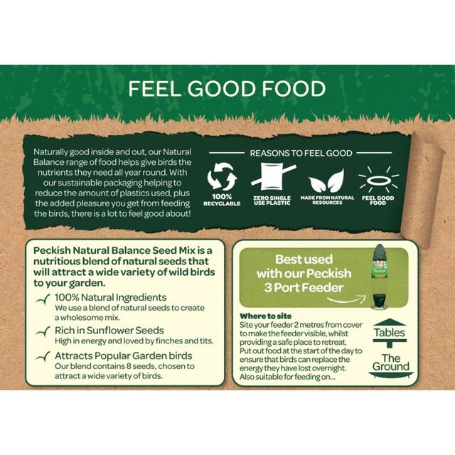 Peckish Natural Balance Seed Mix For Wild Birds thumbnail 3