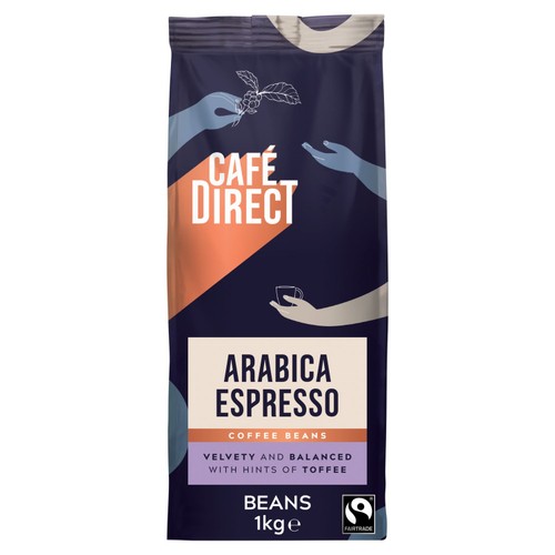Cafedirect Fairtrade Familia Espresso Arabica Coffee Beans