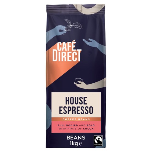 Cafedirect Fairtrade Familia Espresso Original Blend Coffee Beans