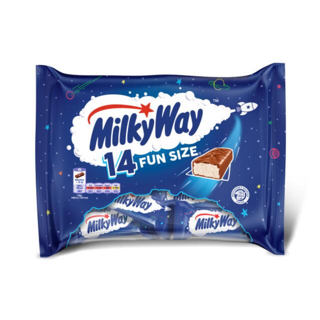 Milky Way Nougat & Milk Chocolate Funsize Snack Bars Multipack