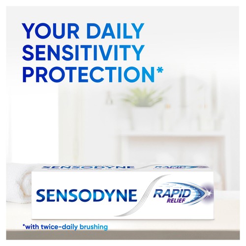 Sensodyne Rapid Relief Sensitive Toothpaste Travel Size thumbnail 7