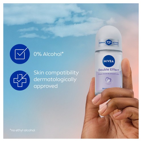 NIVEA Double Effect Anti-Perspirant Deodorant Roll-On  thumbnail 2