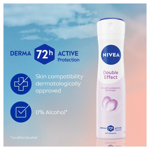 NIVEA Double Effect Anti-Perspirant Deodorant Spray thumbnail 4